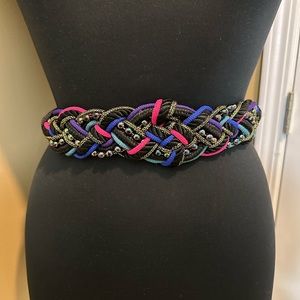 Vintage Preowned nylon rope belt